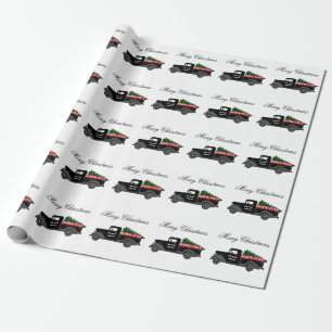 North Pole Delivery Truck - Merry Christmas Wrapping Paper