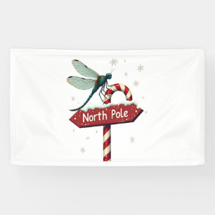North Pole Dragonfly Banner