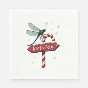 North Pole Dragonfly Napkins