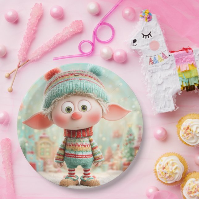 North Pole Elf Celebration | Christmas Magic Paper Plates (Party)