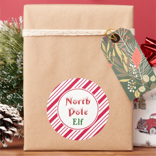 North Pole Elf Stickers (Holiday)