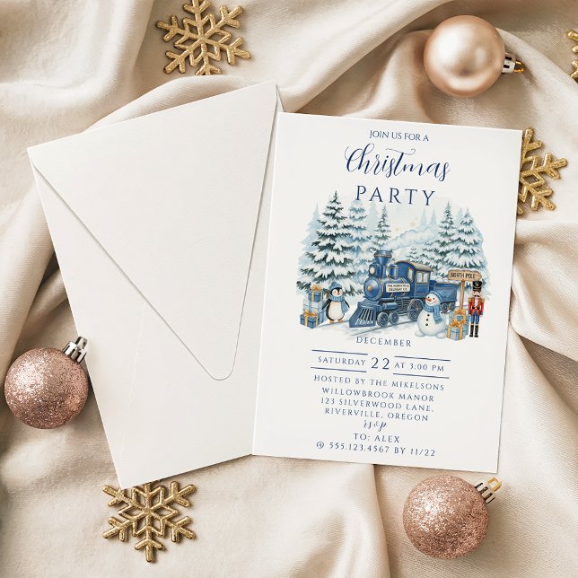 North Pole Express Christmas Invitation (Creator Uploaded)