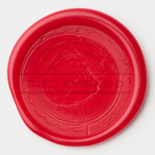 North Pole Express Delivered Wax Seal Sticker