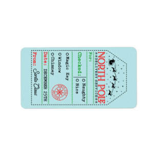 North Pole Express: Special Delivery Tag