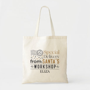 North-Pole from Santa's Workshop Delivery Tote Bag