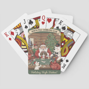 North Pole Gambler's Club Poker Cards