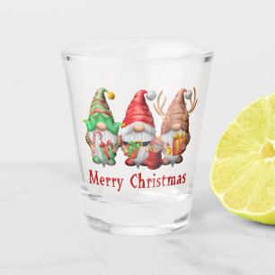 North Pole Gnomes Trio Shot Glass