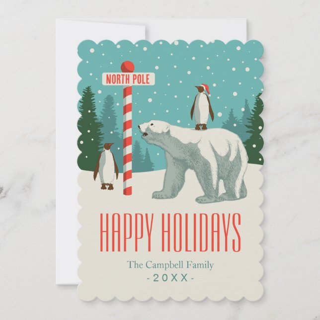 North Pole Holiday Card (Front)