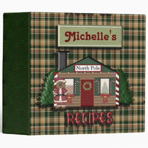 North Pole Holiday Recipes BINDER