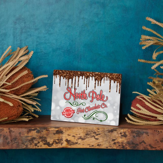 North Pole Hot Chocolate Plaque (Side)