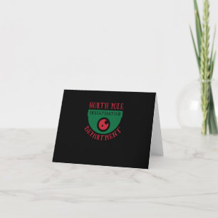 north pole investigation department invitation