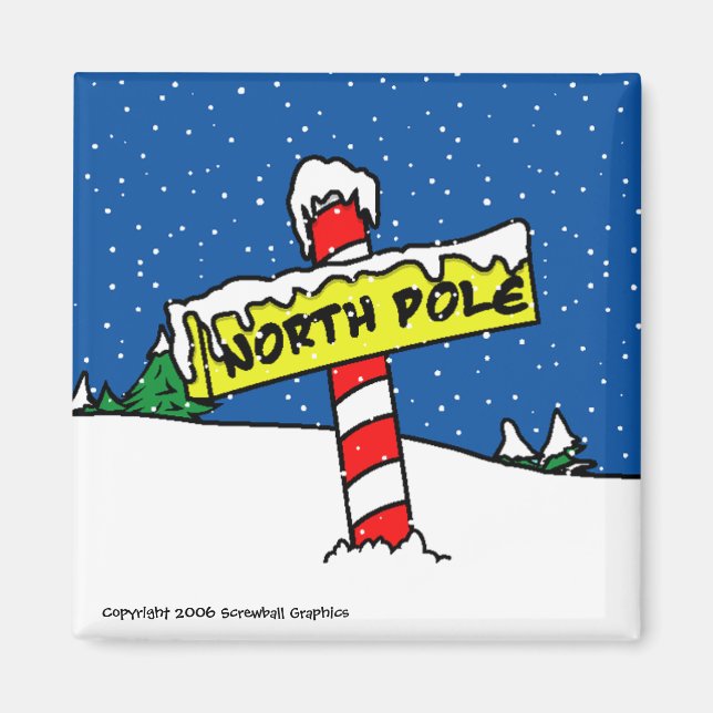 North Pole Magnet (Front)