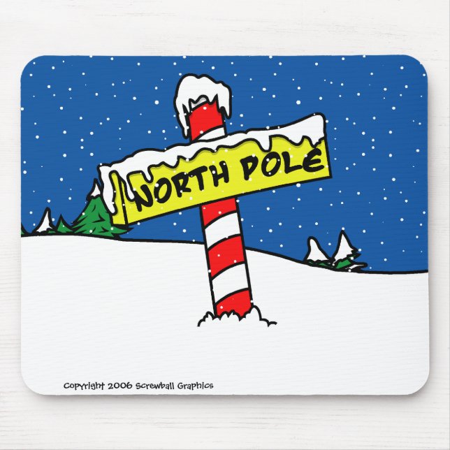 North Pole Mousepad (Front)