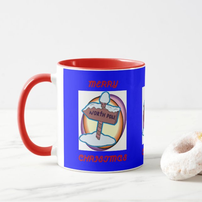 North Pole Mug (With Donut)