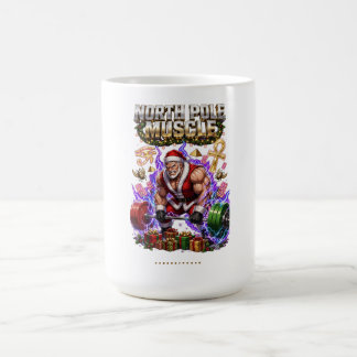 North Pole Muscle Funny Christmas Gym Shirt Coffee Mug