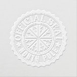 North Pole Official Seal Christmas Holiday Embosser<br><div class="desc">North Pole Official Seal Christmas Holiday Embosser features a the text "Official Seal North Pole" in modern script typography accented with a snowflake and stars. Perfect for Christmas cards, holiday cards, Christmas party invitations and holiday party gifts and favors or in the office for products or mail. Designed by Evco...</div>