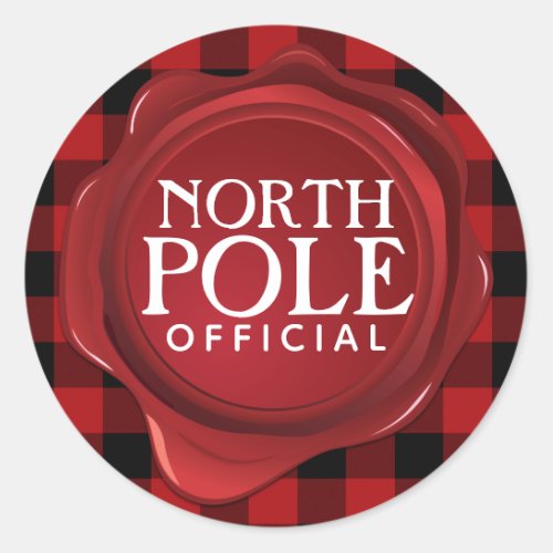 North Pole Official Wax Seal Holiday Christmas