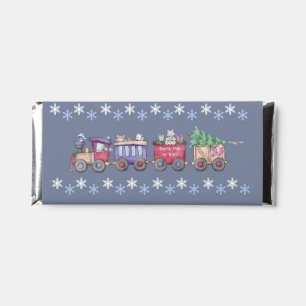 North Pole or Bust Santa Train  Hershey Bar Favors