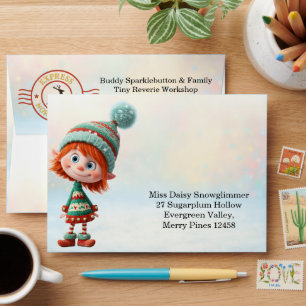 North Pole party Magic   Enchanted Elf Envelope