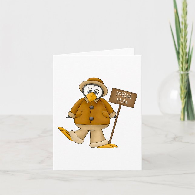 North Pole Penguin Card (Creator Uploaded)