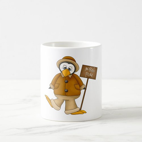 North Pole Penguin Coffee Mug
