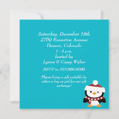 North Pole Penguin Holiday Party Invitation | Zazzle