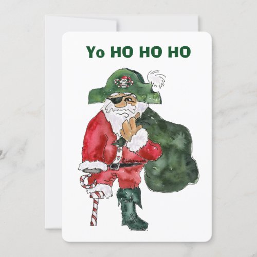 North Pole Pirate _ Cptn Crusty Kringle Card