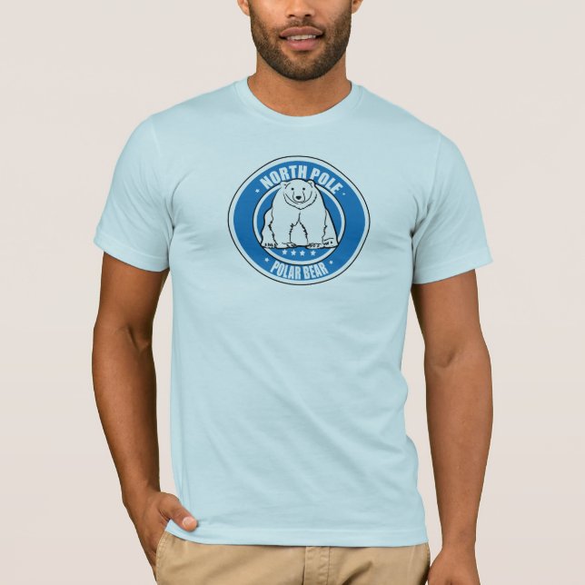 North pole polar bear T-Shirt (Front)