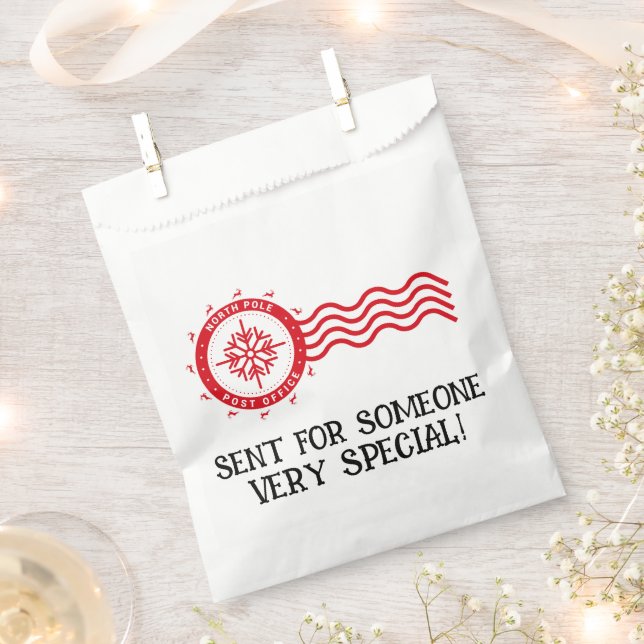 NORTH POLE POST OFFICE  FAVOR BAG (Clipped)