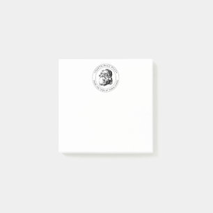 North Pole Post Official Letter from Santa Claus Post-it Notes