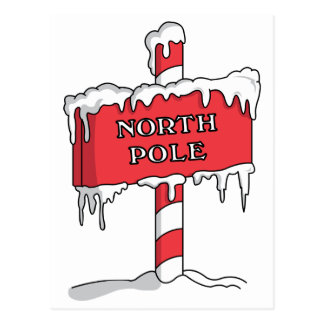 North Pole Signs Cards | Zazzle