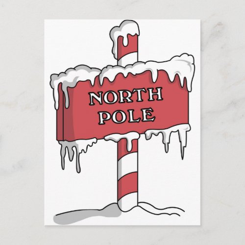 North Pole Postcard