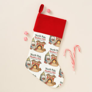 North Pole Readers Club Christmas Books Xmas Lover Christmas Stocking
