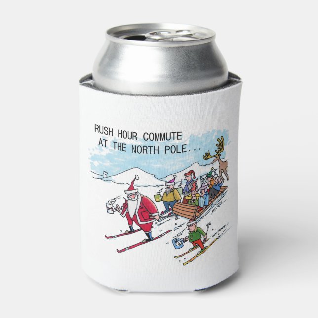 North Pole Rush Hour can cooler (Can Front)