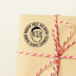 North Pole Santa Claus Express Special Delivery Rubber Stamp<br><div class="desc">This adorable design will delight your children on Christmas morning!</div>