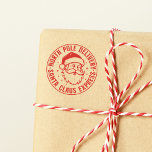 North Pole Santa Claus Express Special Delivery Rubber Stamp