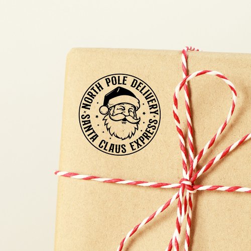 North Pole Santa Claus Express Special Delivery Self_inking Stamp