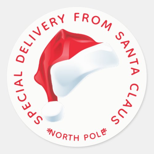 North Pole Special Delivery Christmas Gift Tag