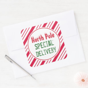 North Pole Special Delivery Christmas Gift Tags