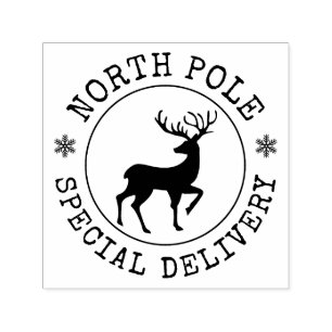 North Pole Special Delivery Christmas Holiday Self-inking Stamp