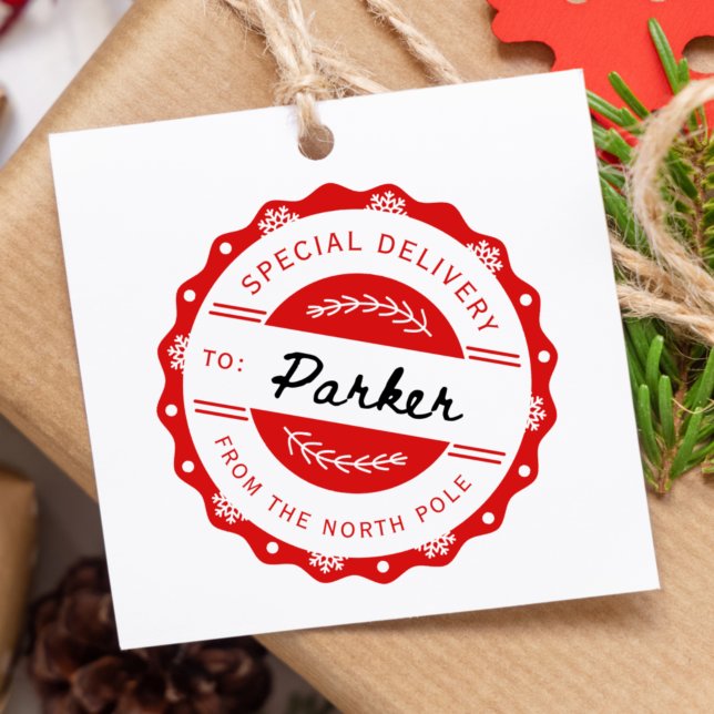 North Pole Special Delivery from Santa Clause  Rubber Stamp (Creator Uploaded)