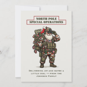North Pole Special Operations Christmas Card