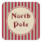 North Pole Striped Stickers