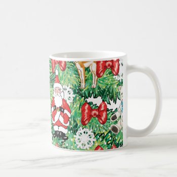 North Pole Themed Mini Ornaments On Christmas Tree Coffee Mug by gingerbreadwishes at Zazzle