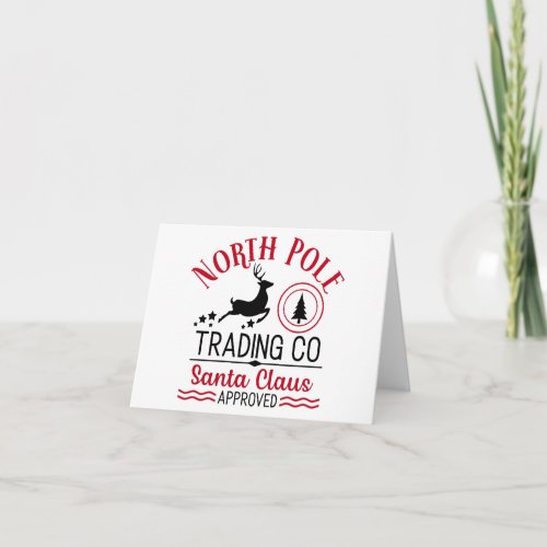 North Pole Trading Card