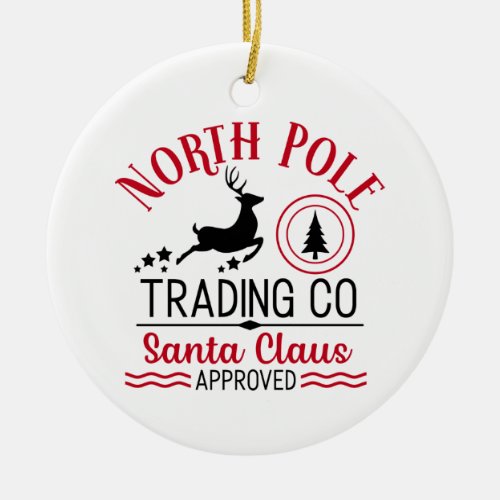North Pole Trading Ceramic Ornament