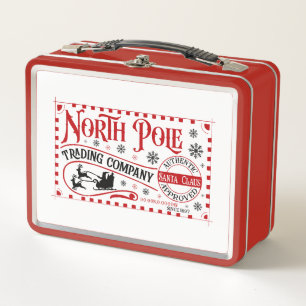 North Pole Trading Company Metal Lunch Box