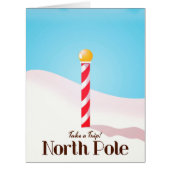 North Pole travel poster (Front)