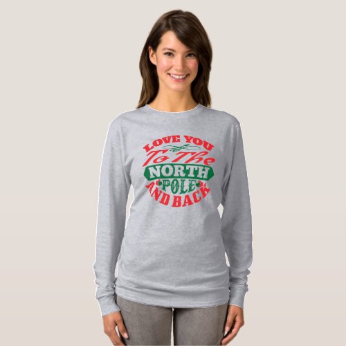 North Pole Typography T_Shirt