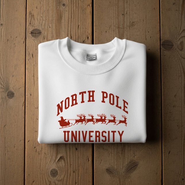 North Pole University Christmas Sweatshirt (Creator Uploaded)